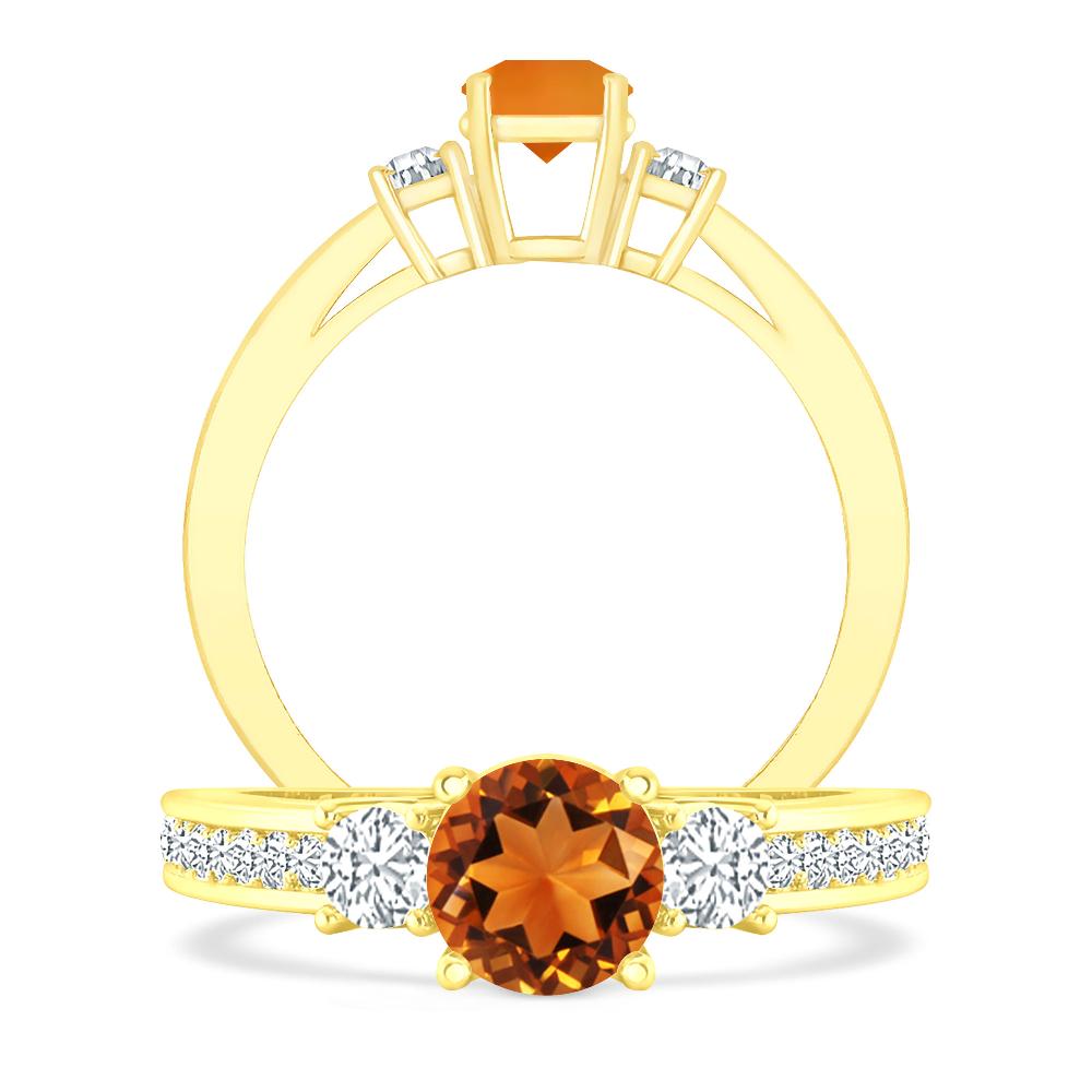 Yellow Gold - Citrine