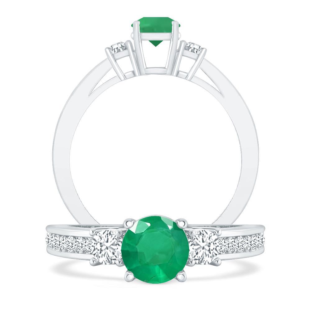 White Gold - Emerald