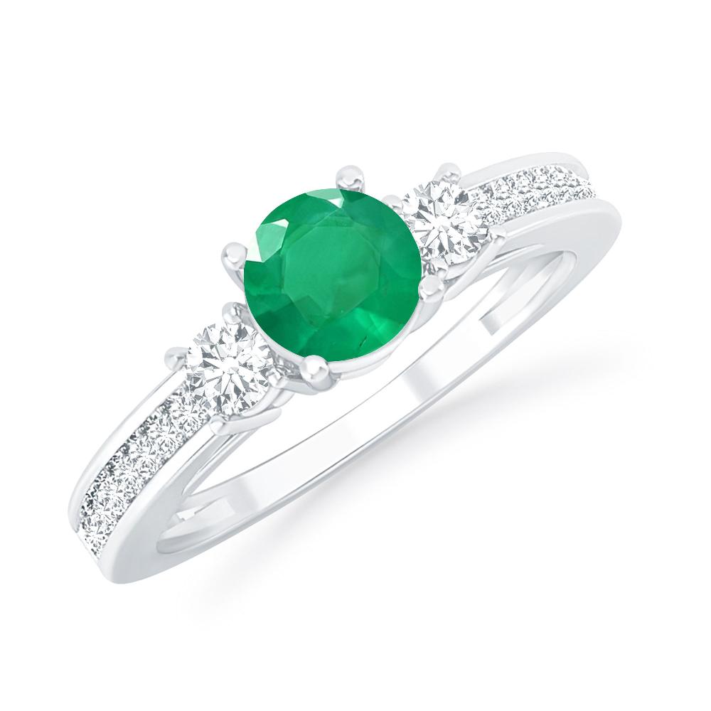 White Gold - Emerald