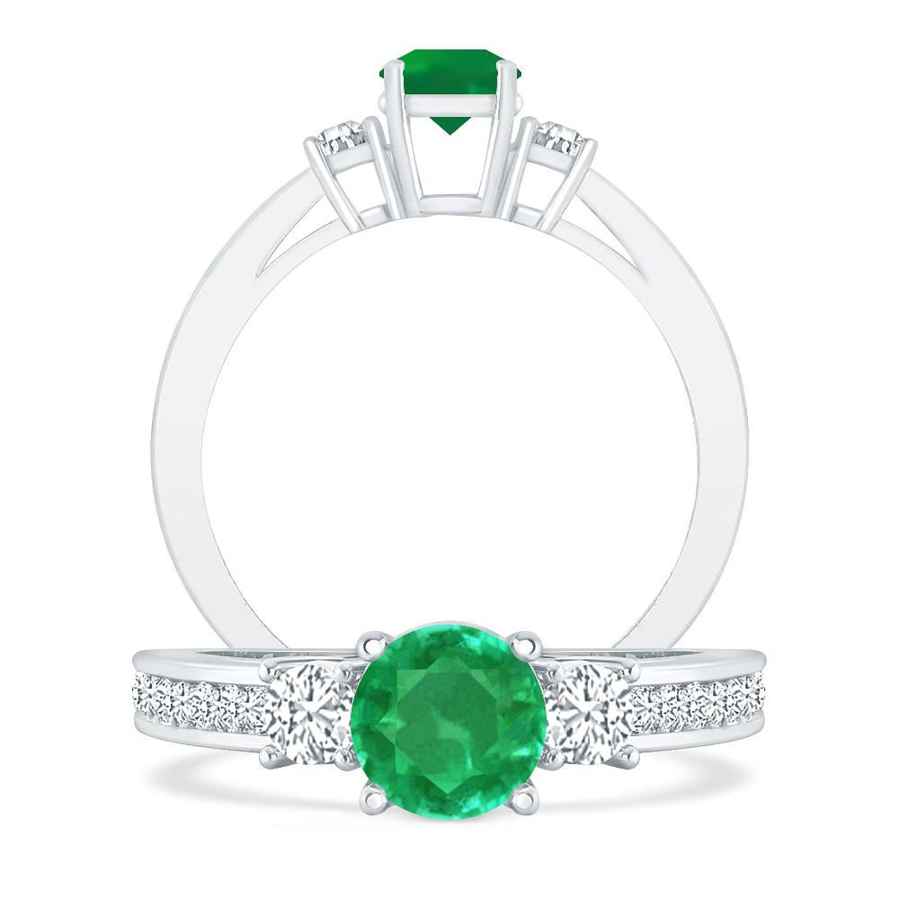 White Gold - Emerald