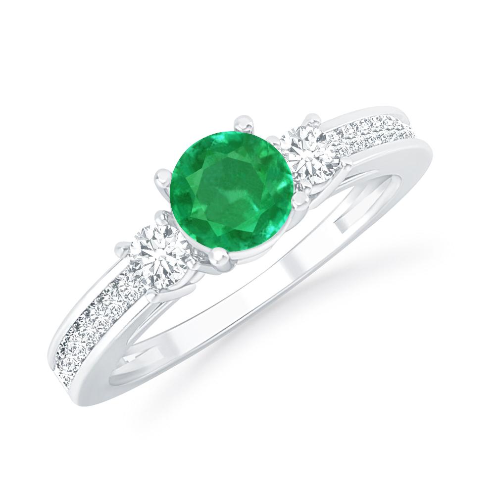 White Gold - Emerald