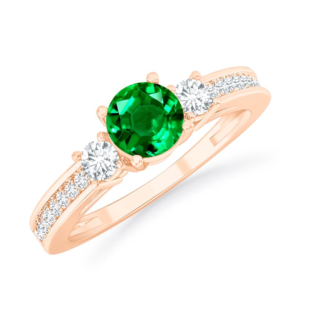 Rose Gold - Emerald