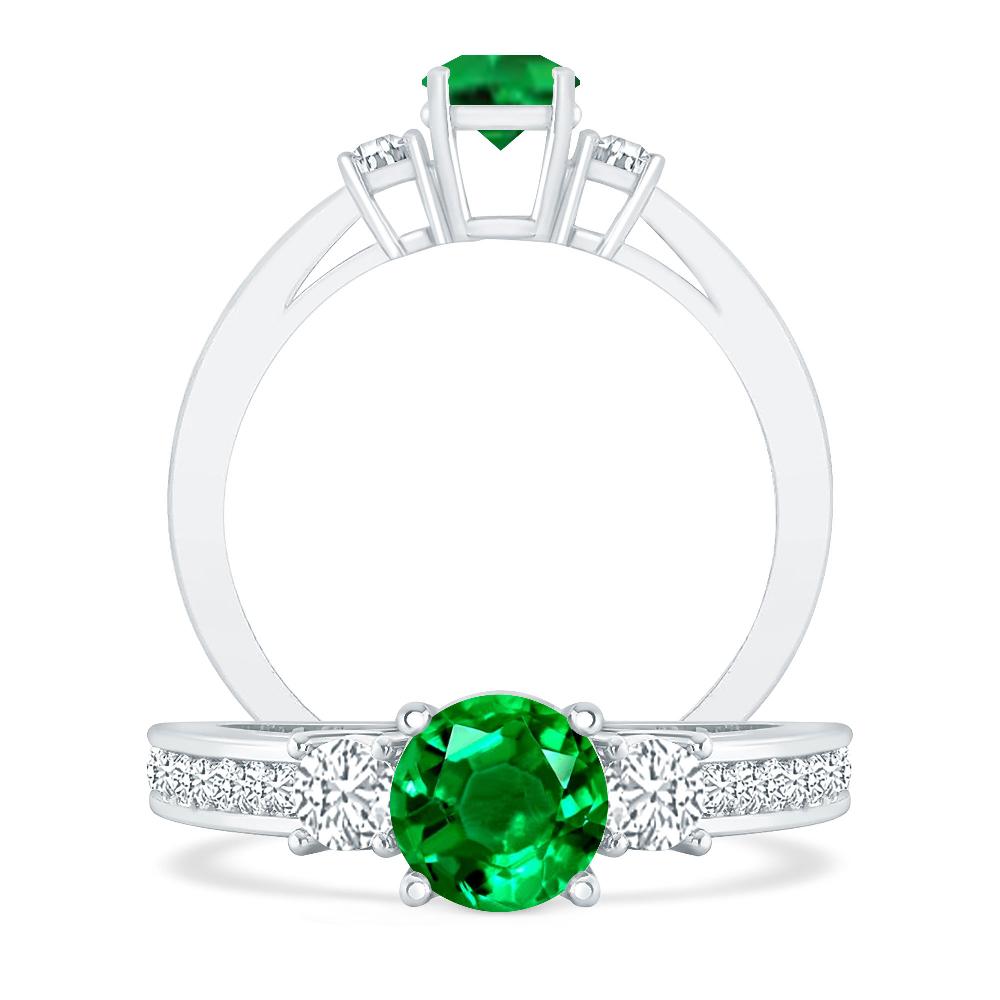 White Gold - Emerald