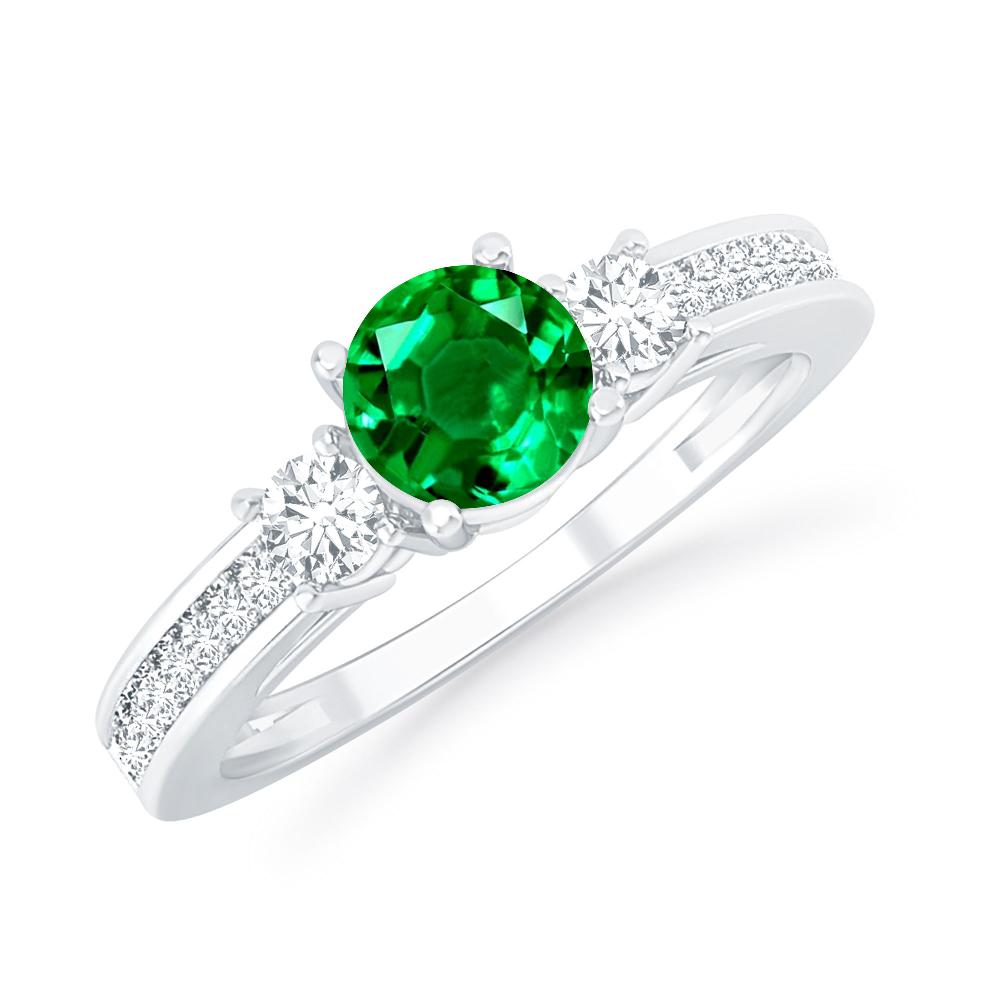 White Gold - Emerald