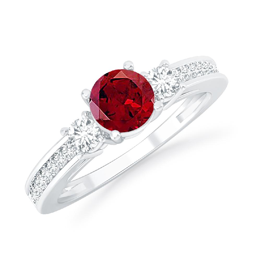 White Gold - Garnet