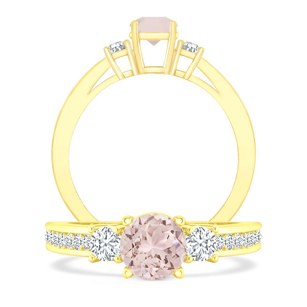 Yellow Gold - Morganite