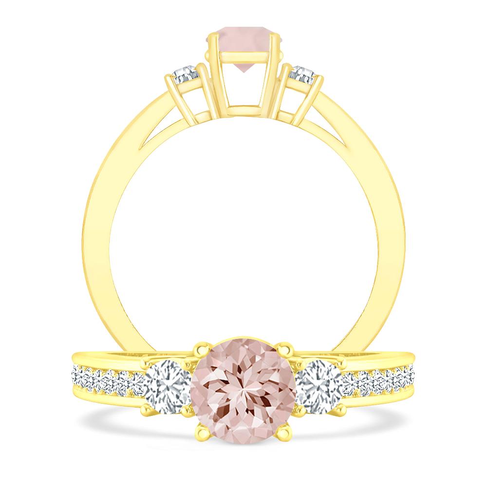 Yellow Gold - Morganite