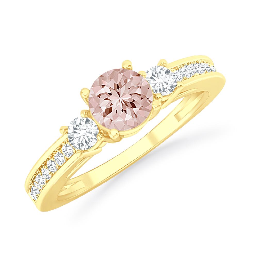 Yellow Gold - Morganite