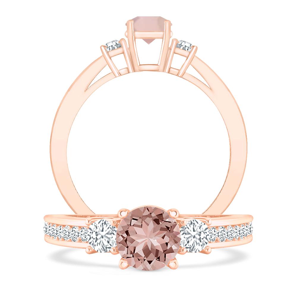 Rose Gold - Morganite