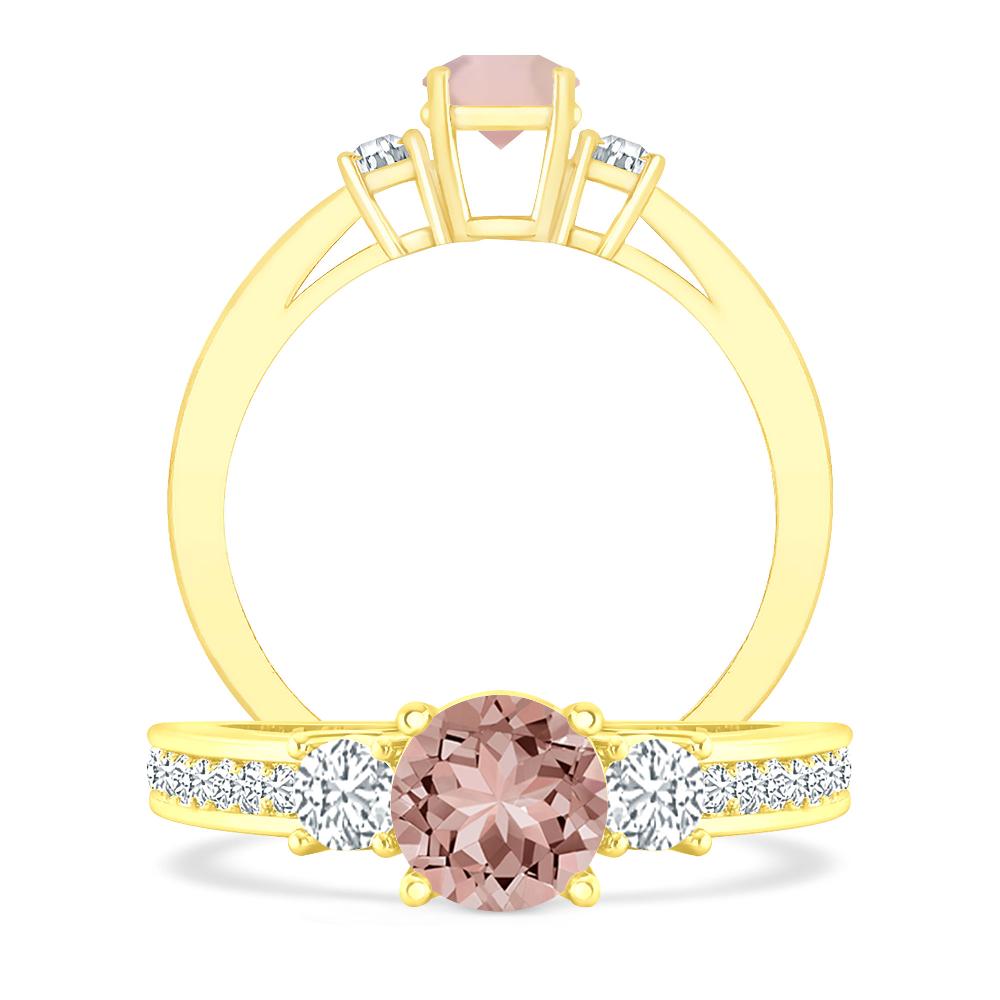 Yellow Gold - Morganite