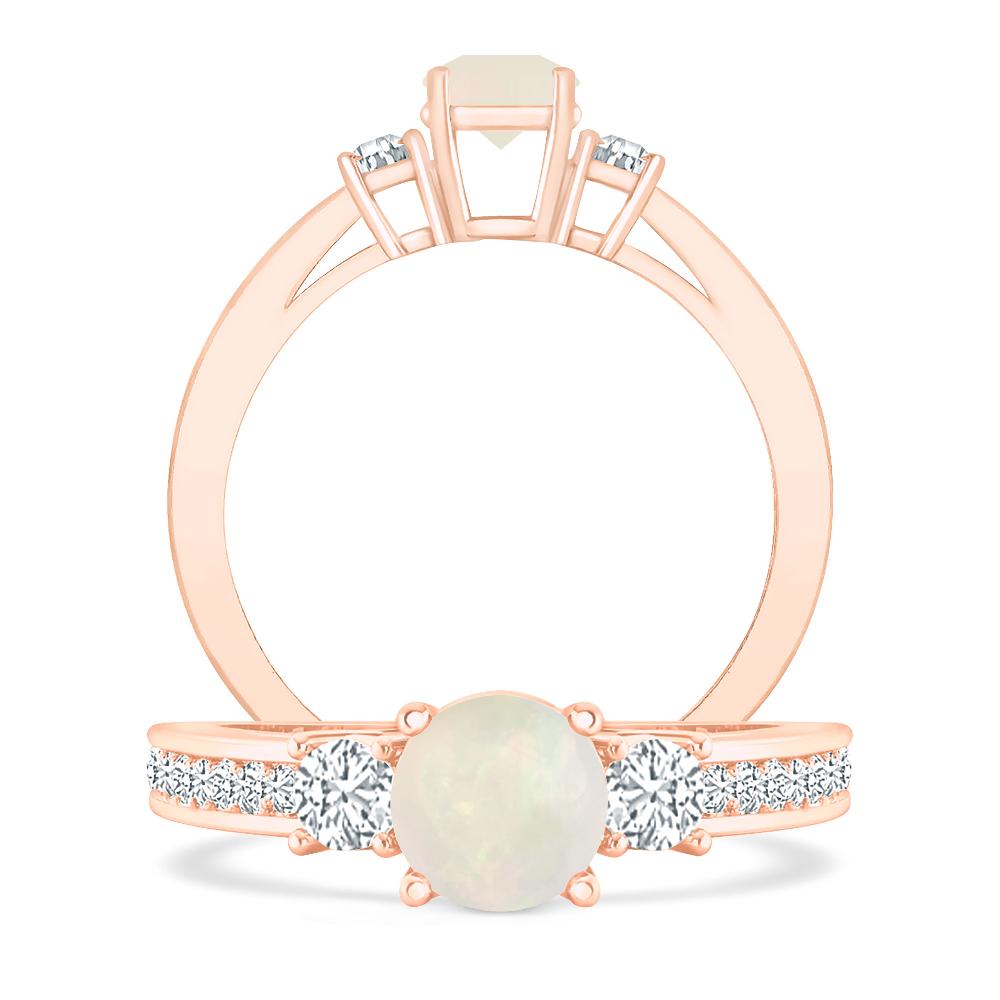 Rose Gold - Opal