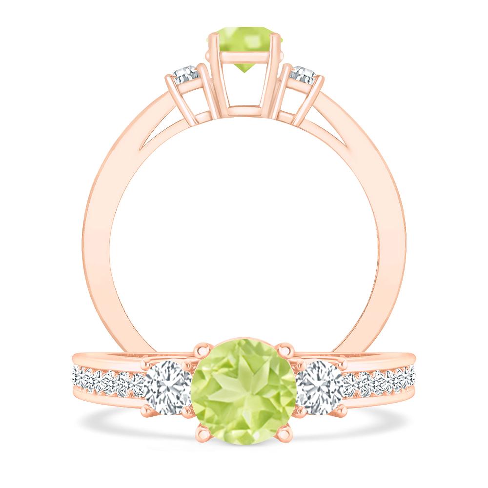 Rose Gold - Peridot