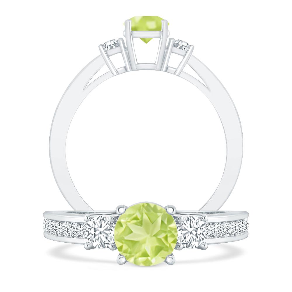 White Gold - Peridot