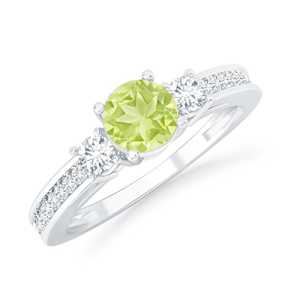 White Gold - Peridot