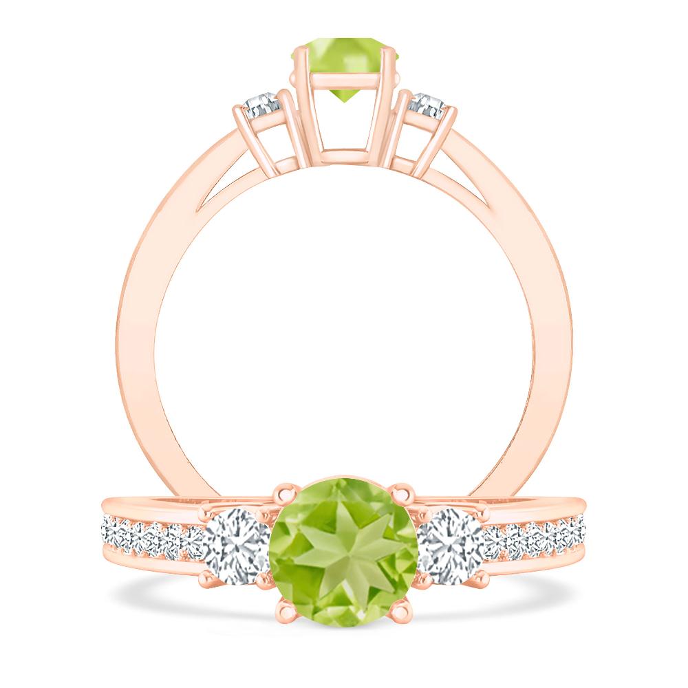 Rose Gold - Peridot