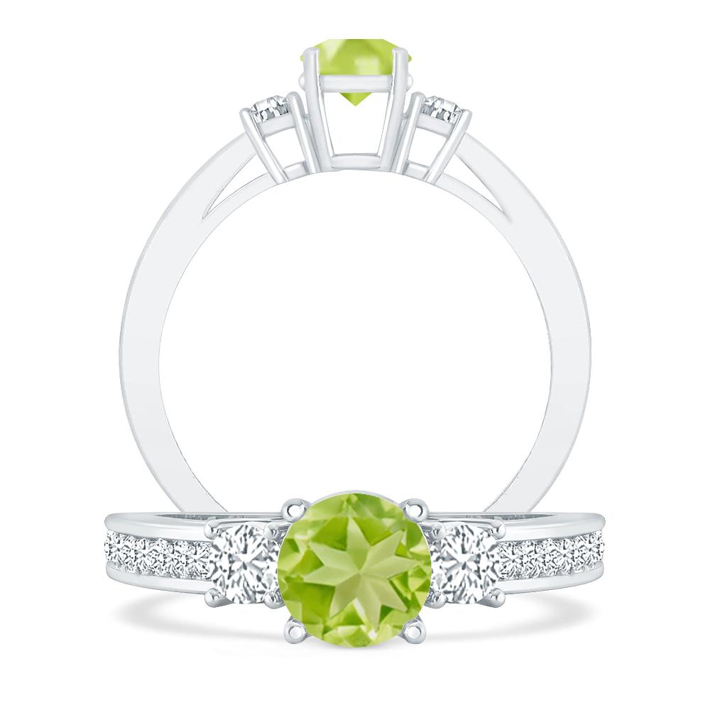 White Gold - Peridot