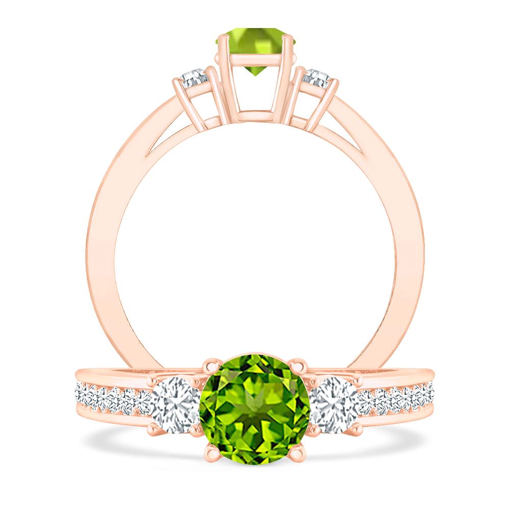 Rose Gold - Peridot