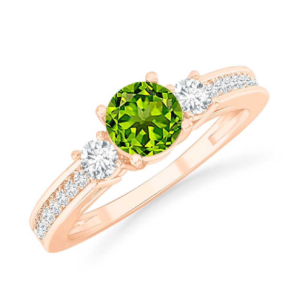 Rose Gold - Peridot