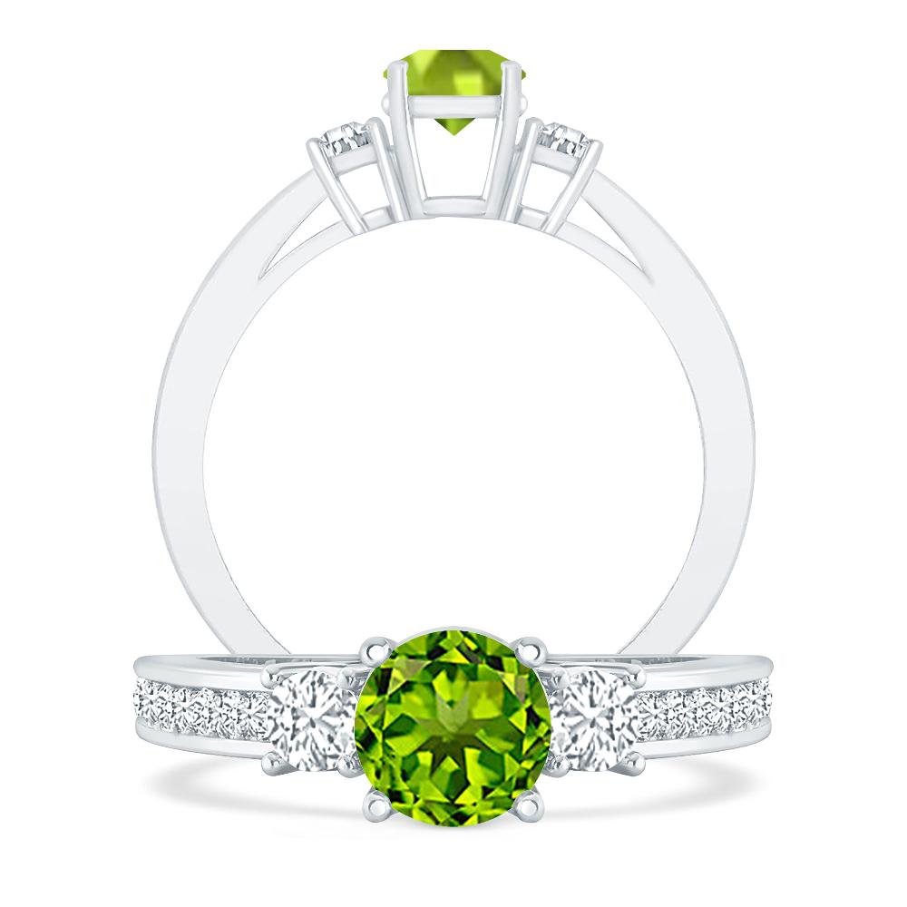 White Gold - Peridot