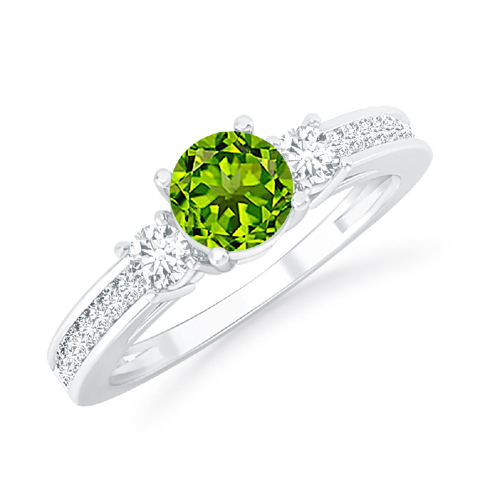 White Gold - Peridot