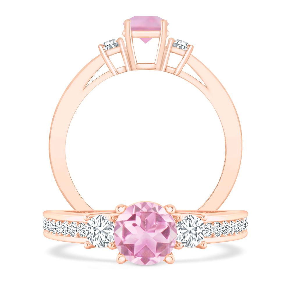 Rose Gold - Pink Tourmaline