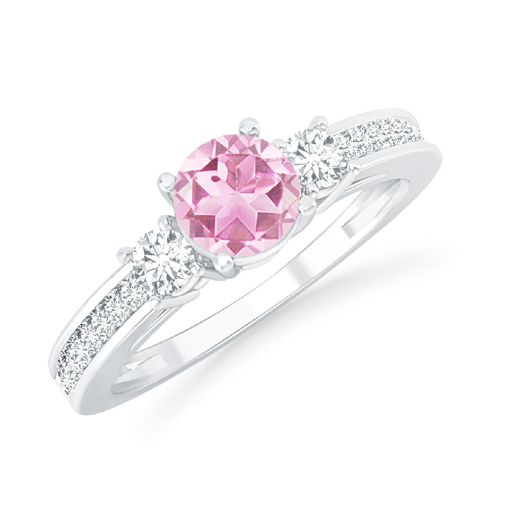 White Gold - Pink Tourmaline