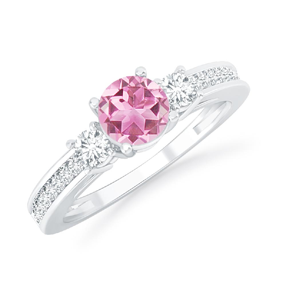 White Gold - Pink Tourmaline