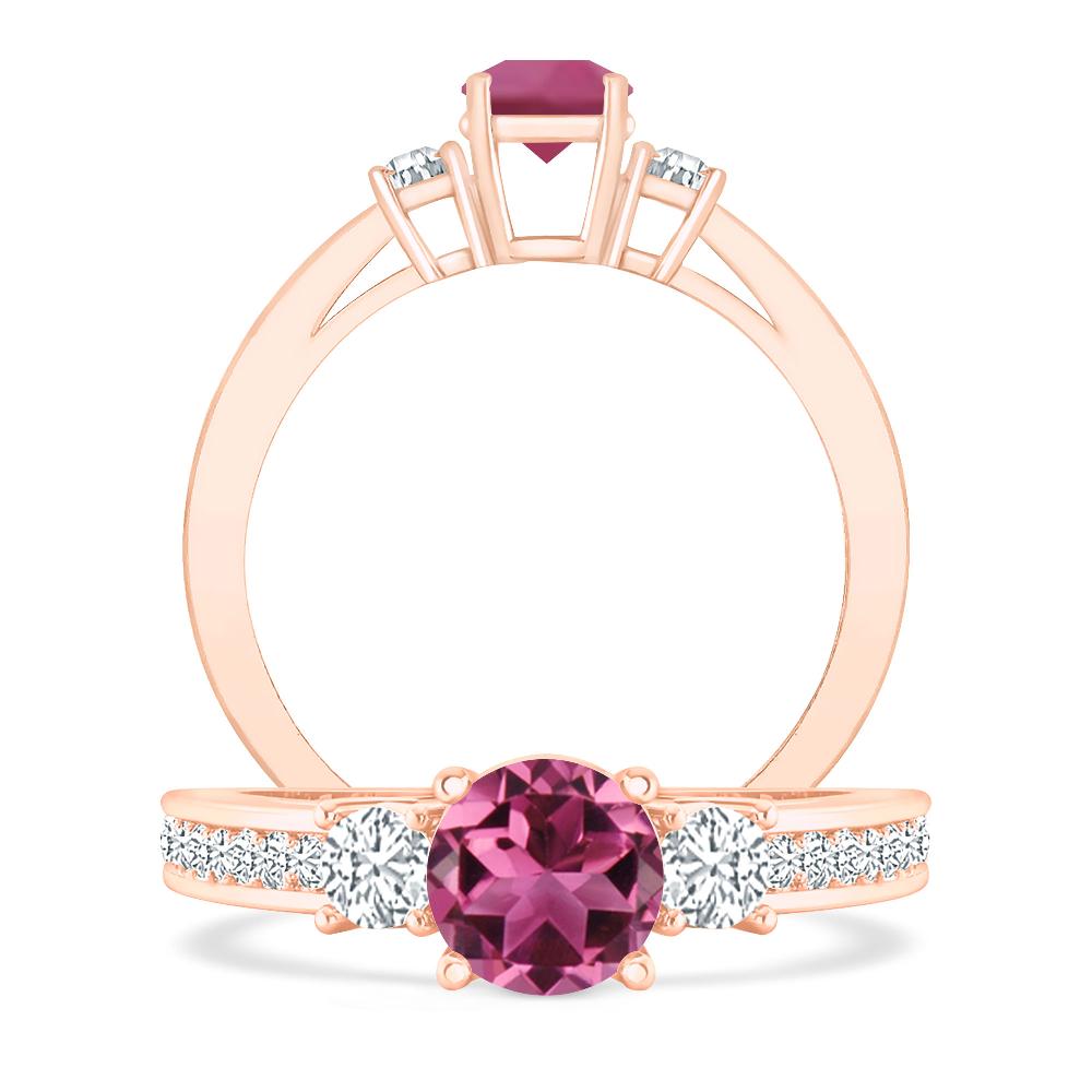 Rose Gold - Pink Tourmaline