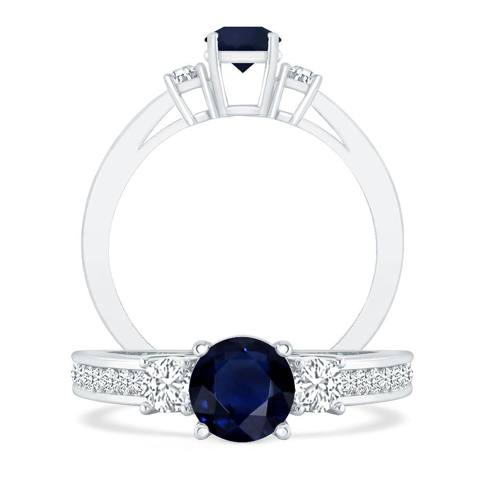 White Gold - Sapphire