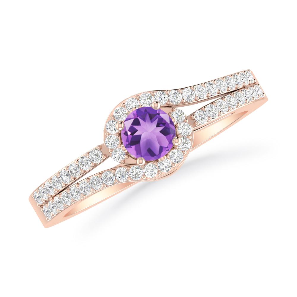 Rose Gold - Amethyst