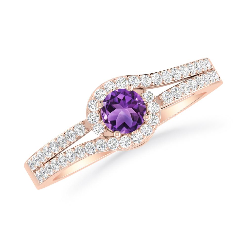 Rose Gold - Amethyst