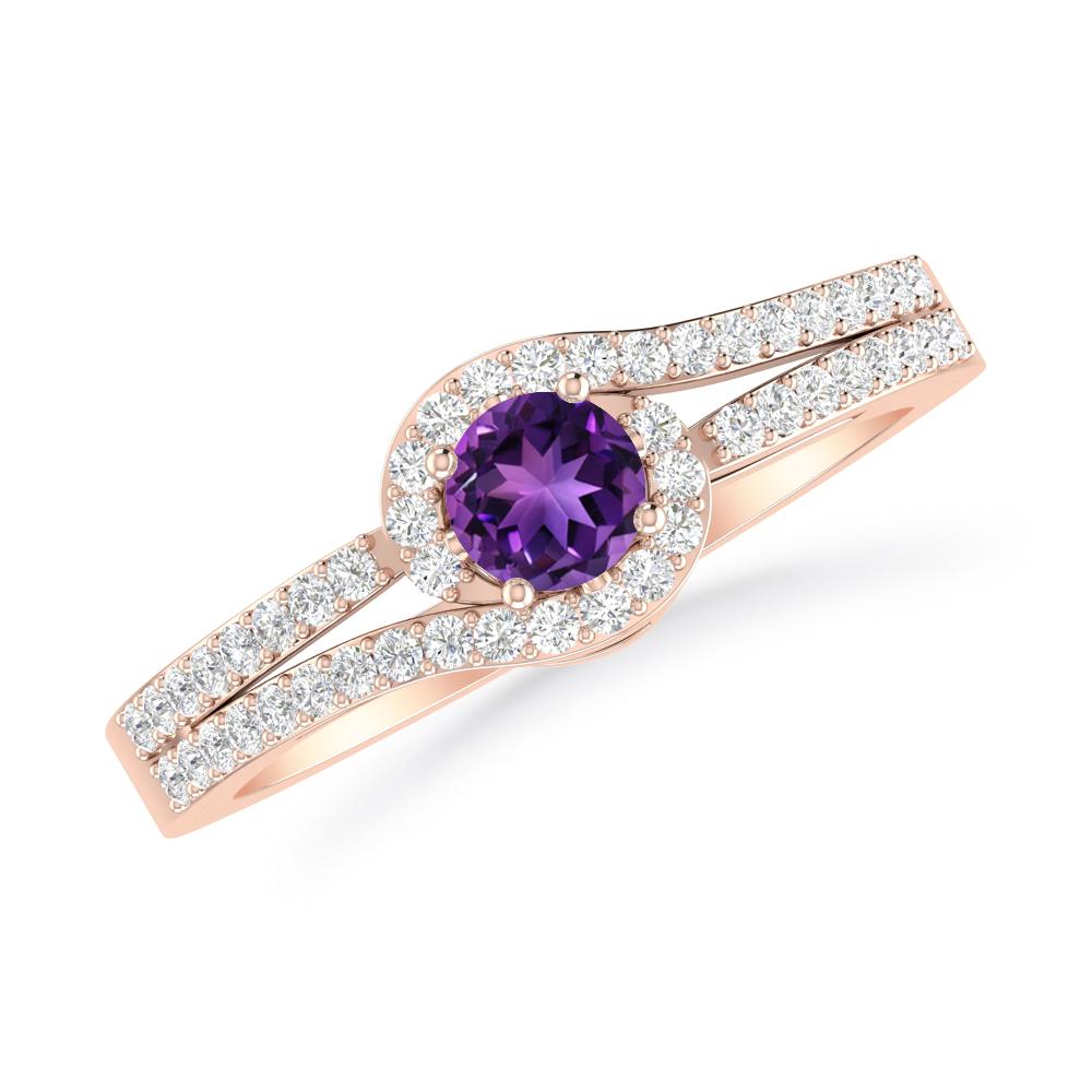 Rose Gold - Amethyst