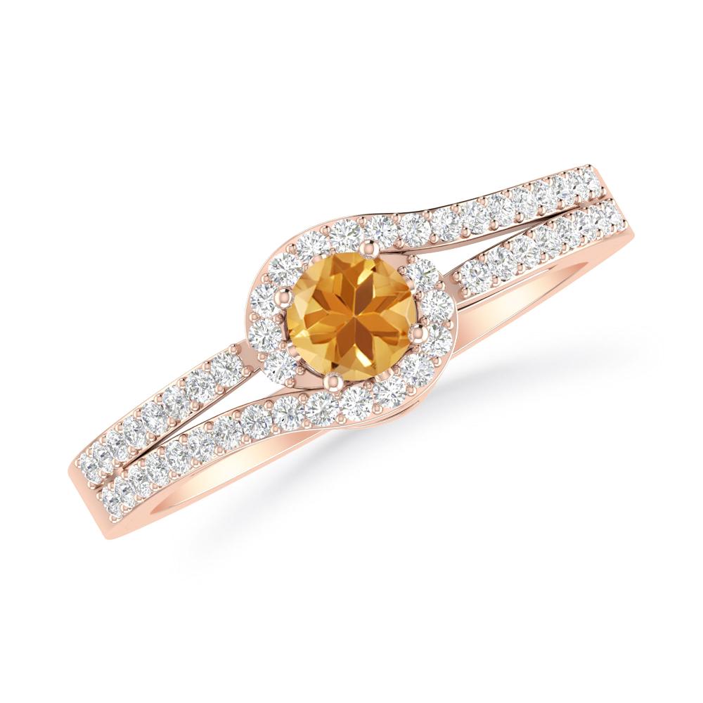 Rose Gold - Citrine