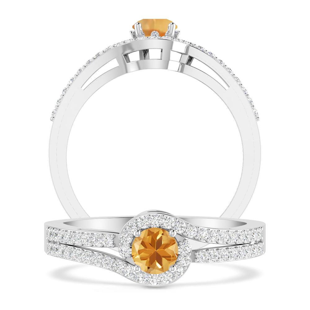 White Gold - Citrine