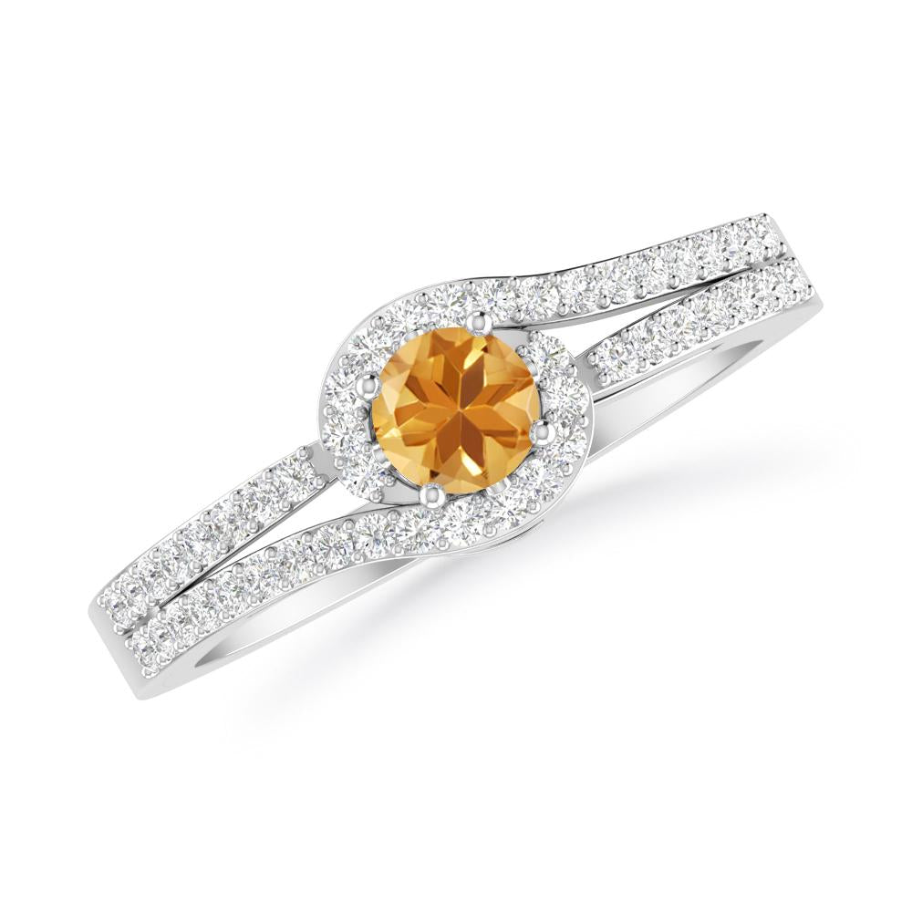 White Gold - Citrine