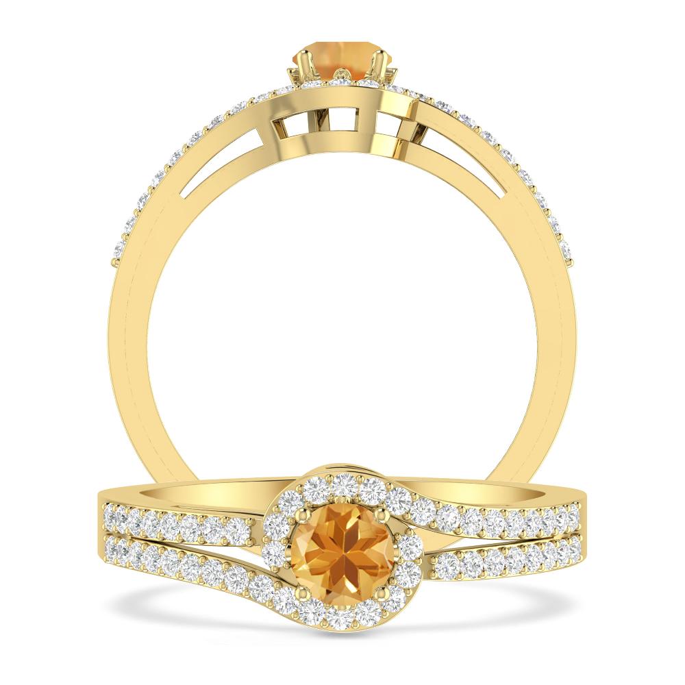 Yellow Gold - Citrine