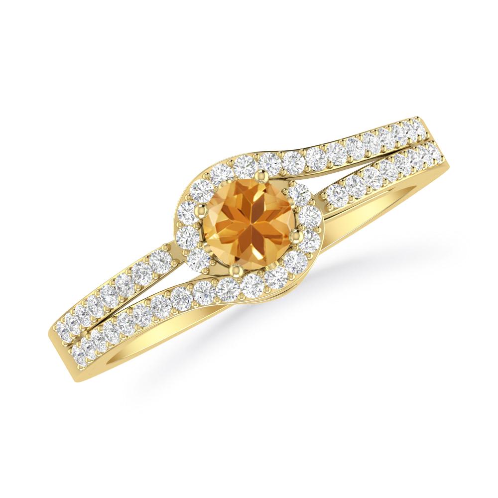 Yellow Gold - Citrine