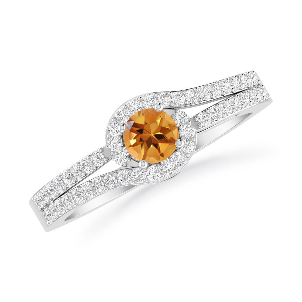 White Gold - Citrine