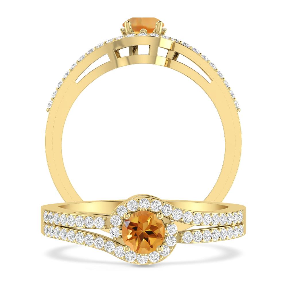 Yellow Gold - Citrine