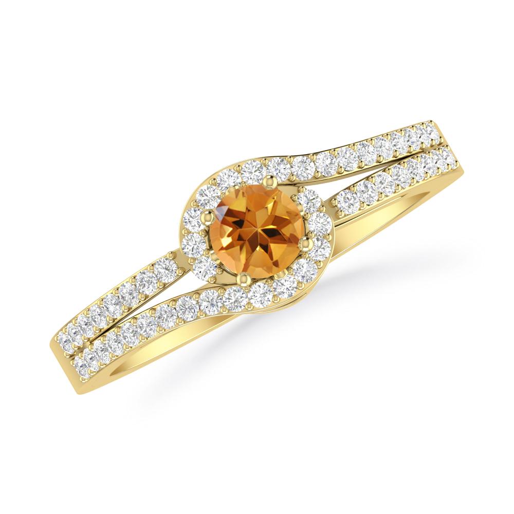 Yellow Gold - Citrine