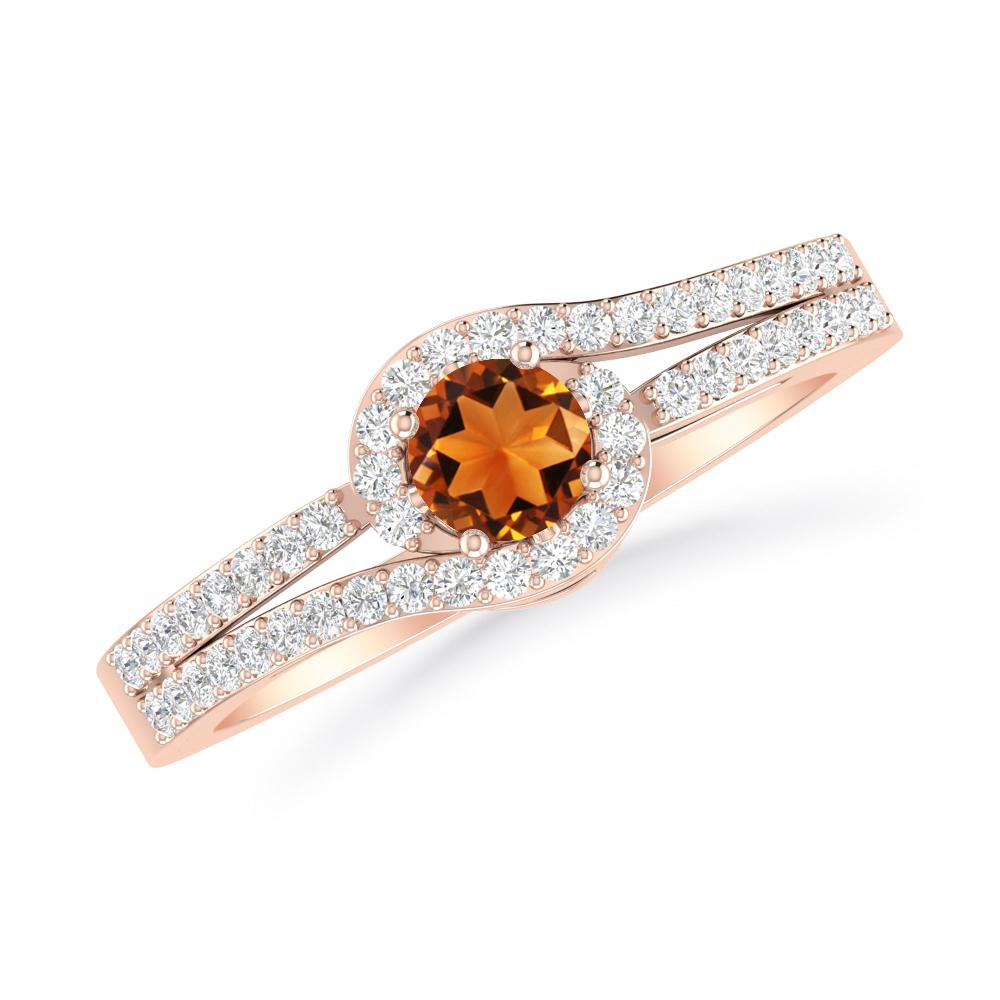 Rose Gold - Citrine