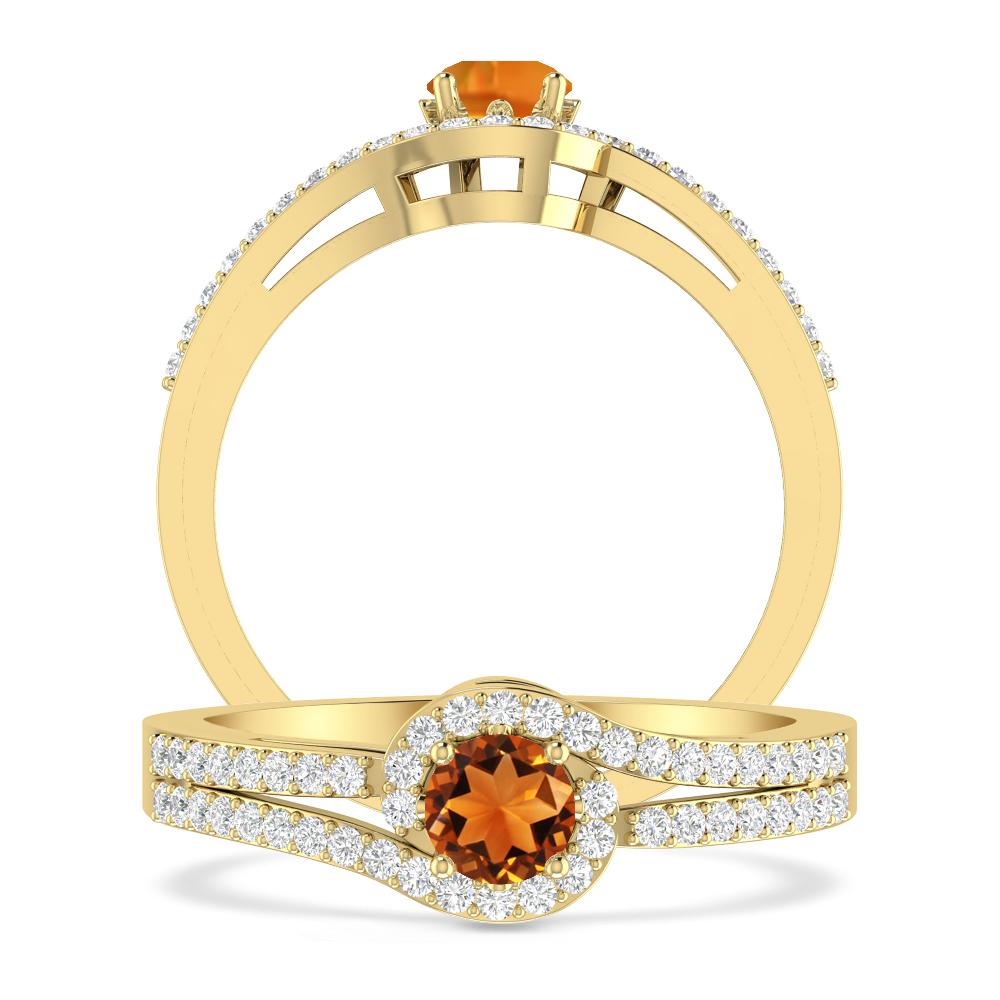 Yellow Gold - Citrine