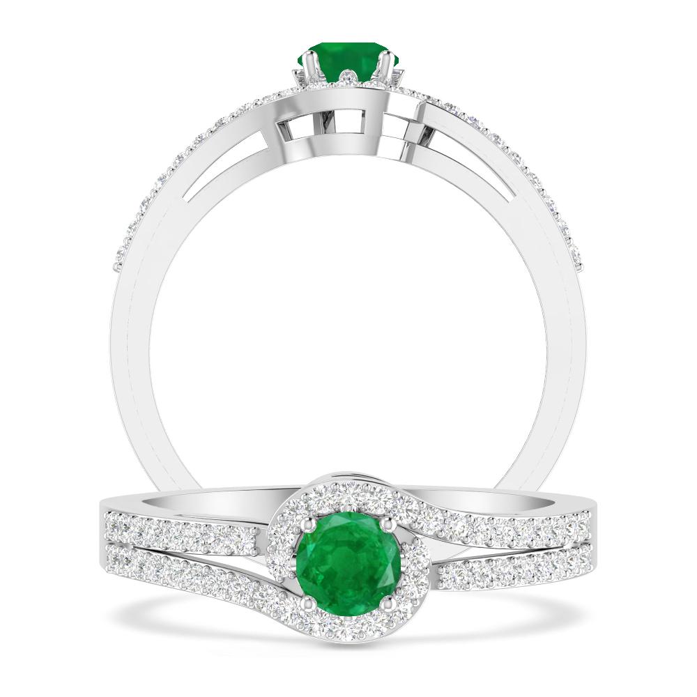 White Gold - Emerald