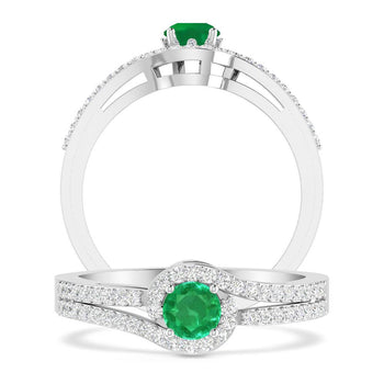 White Gold - Emerald