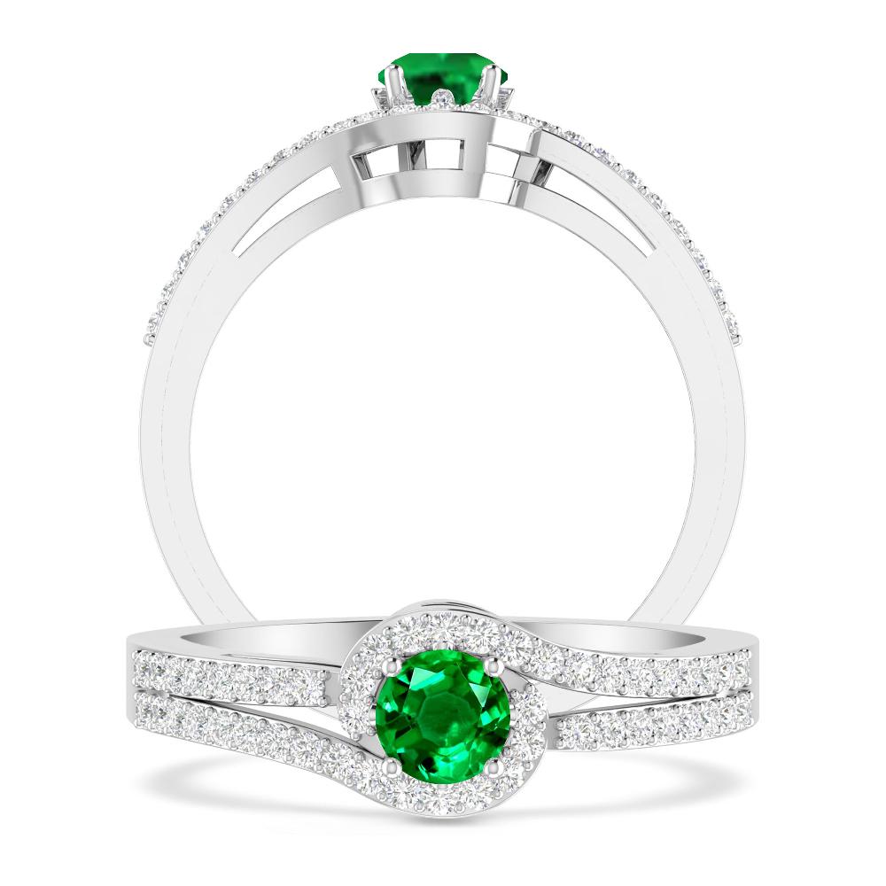 White Gold - Emerald