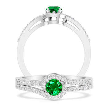 White Gold - Emerald