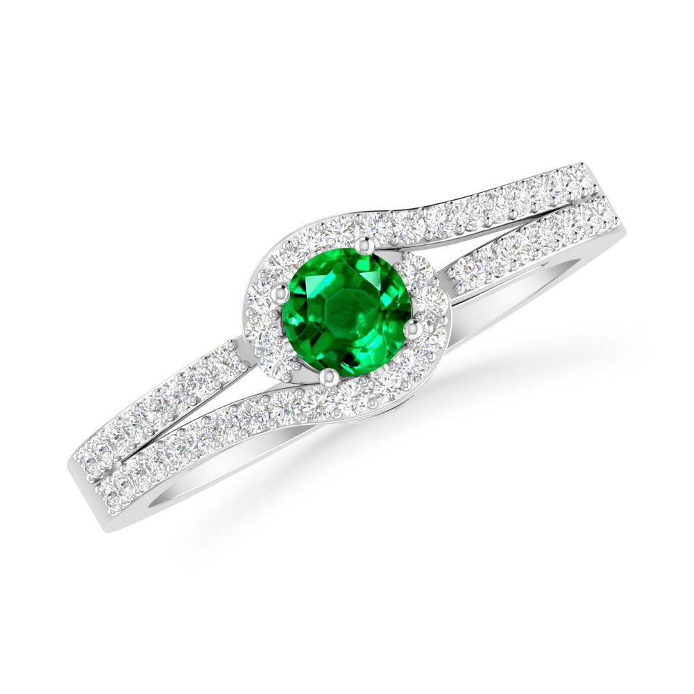 White Gold - Emerald