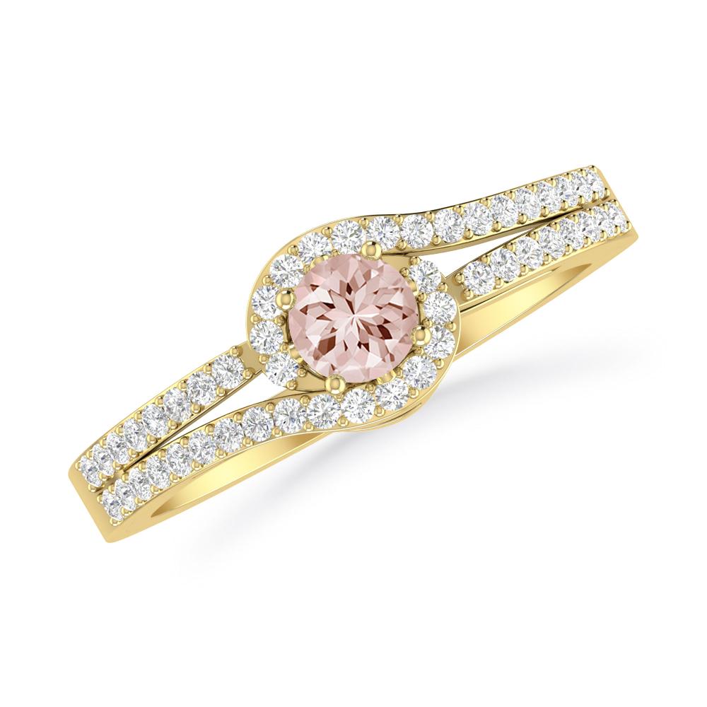 Yellow Gold - Morganite