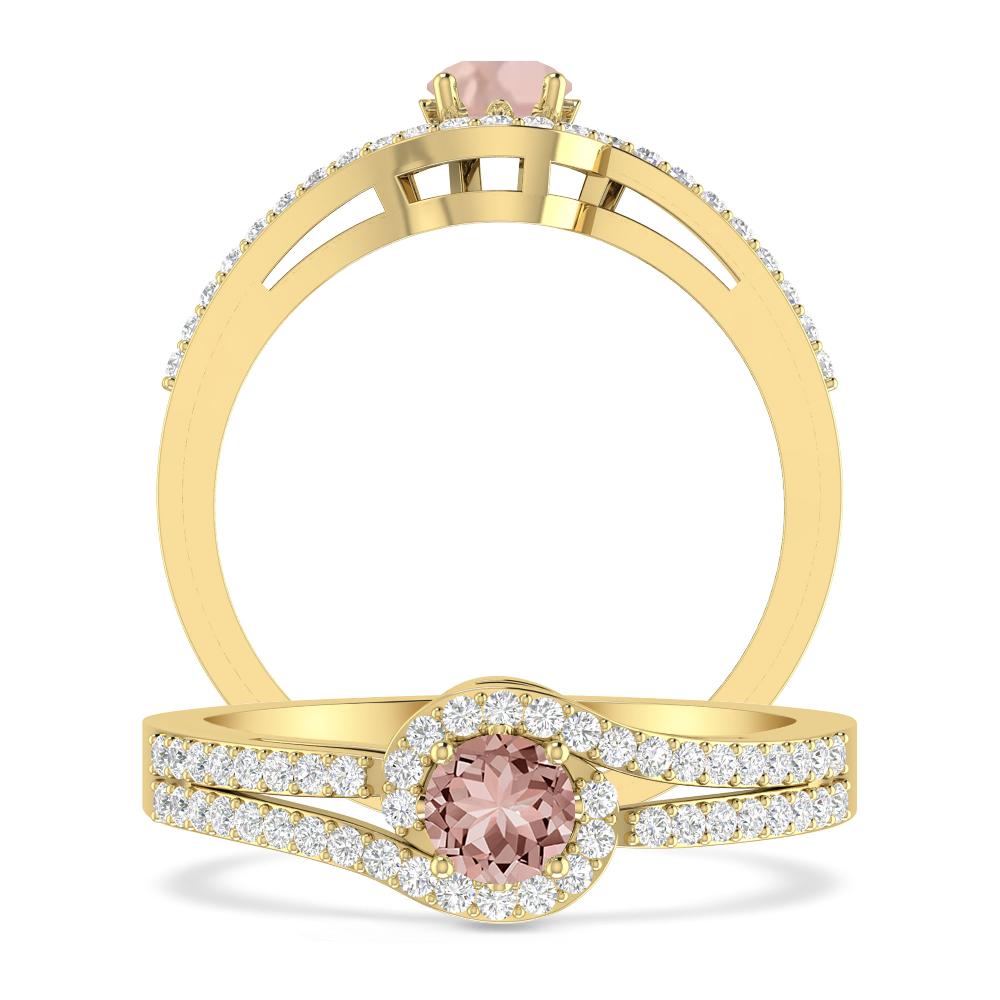 Yellow Gold - Morganite