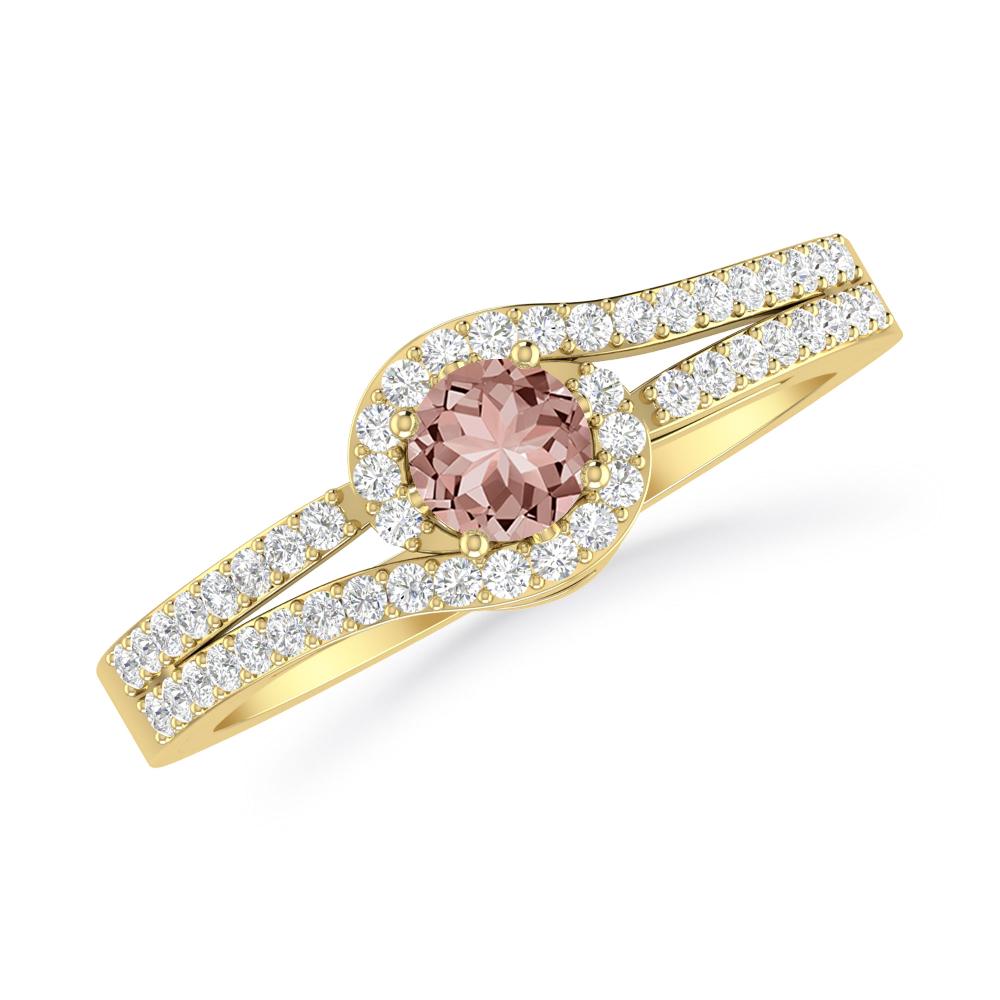 Yellow Gold - Morganite